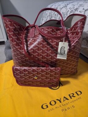 Goyard St. Louis PM  Tote and Pouch